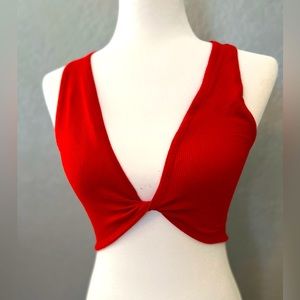 SEXY red crop top 😍